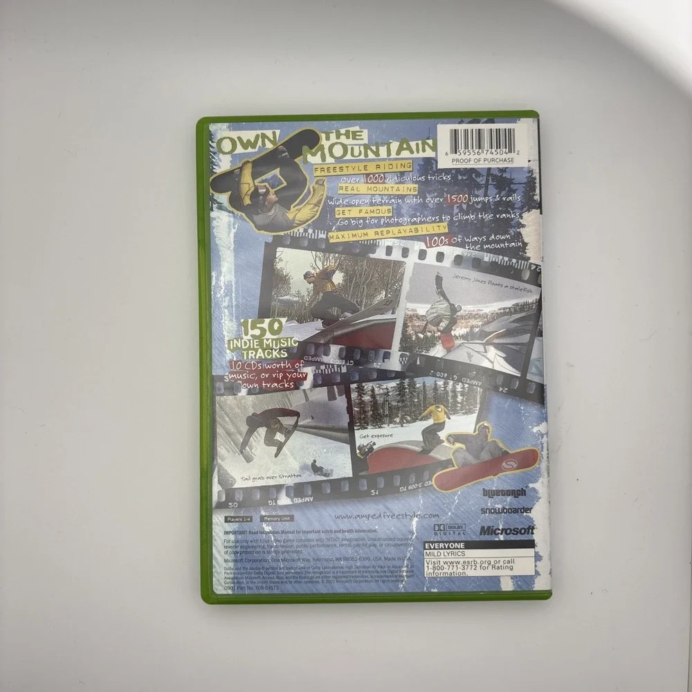 Amped: Freestyle Snowboarding - XBOX *Complete/Some Scuffs*